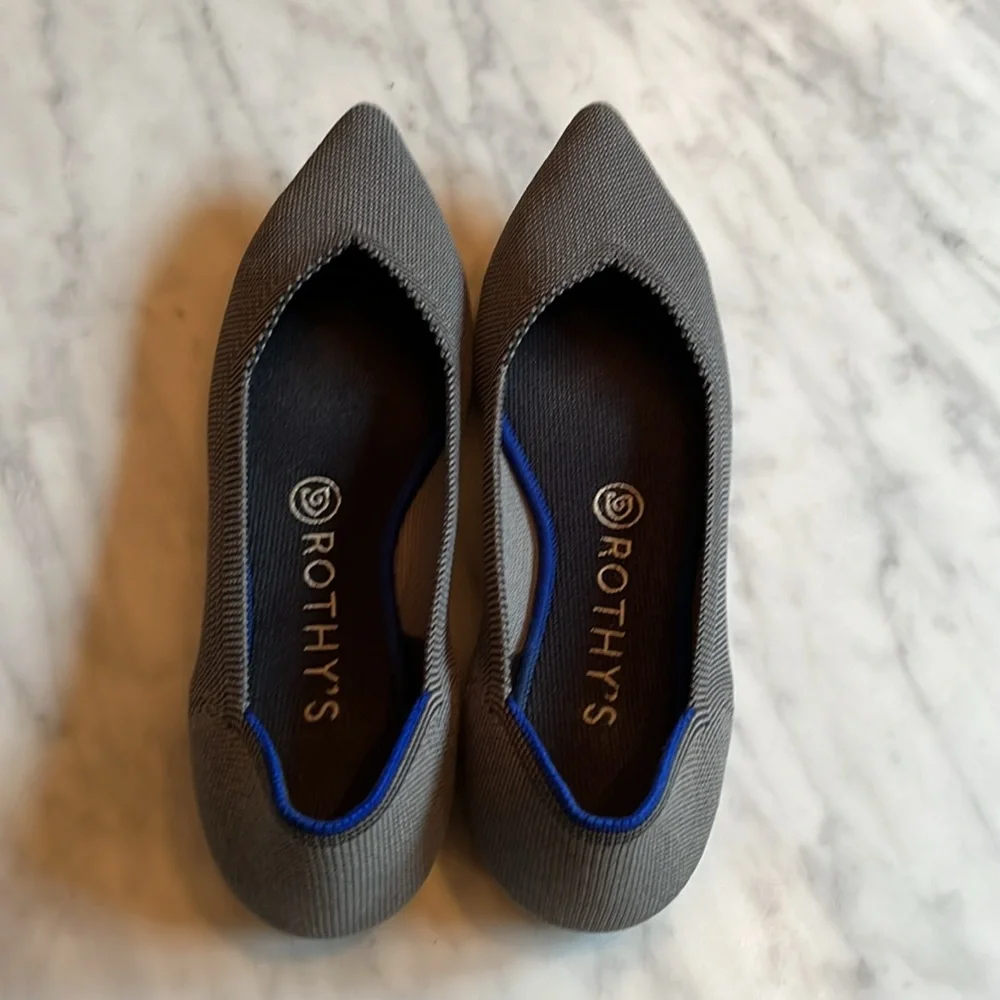 Rothy’s gray flats- Size 8 - Picture 4 of 5